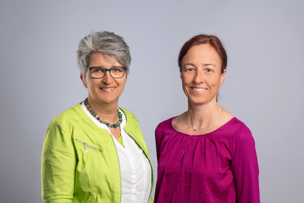 Koordinatorinnen: Links Frau Ute Ebner-Höll und rechts Frau Meike Schmidt