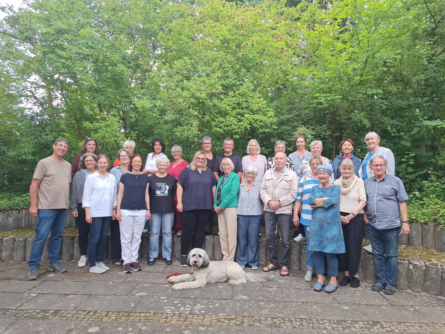 Achtsamkeit und Resilienz stärken: Gruppenbild. Foto: Tanja Landes.