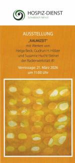 Flyer zur Veranstaltung.Bild:  Susanne Hucht-Steiner.